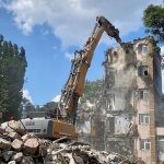 We are working on the demolition of P13 Building – Student Accomodation Politehnica Bucuresti