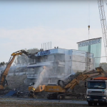 Start of demolition works at Gheorghe Hagi Stadium in Constanta, July 10, 2023